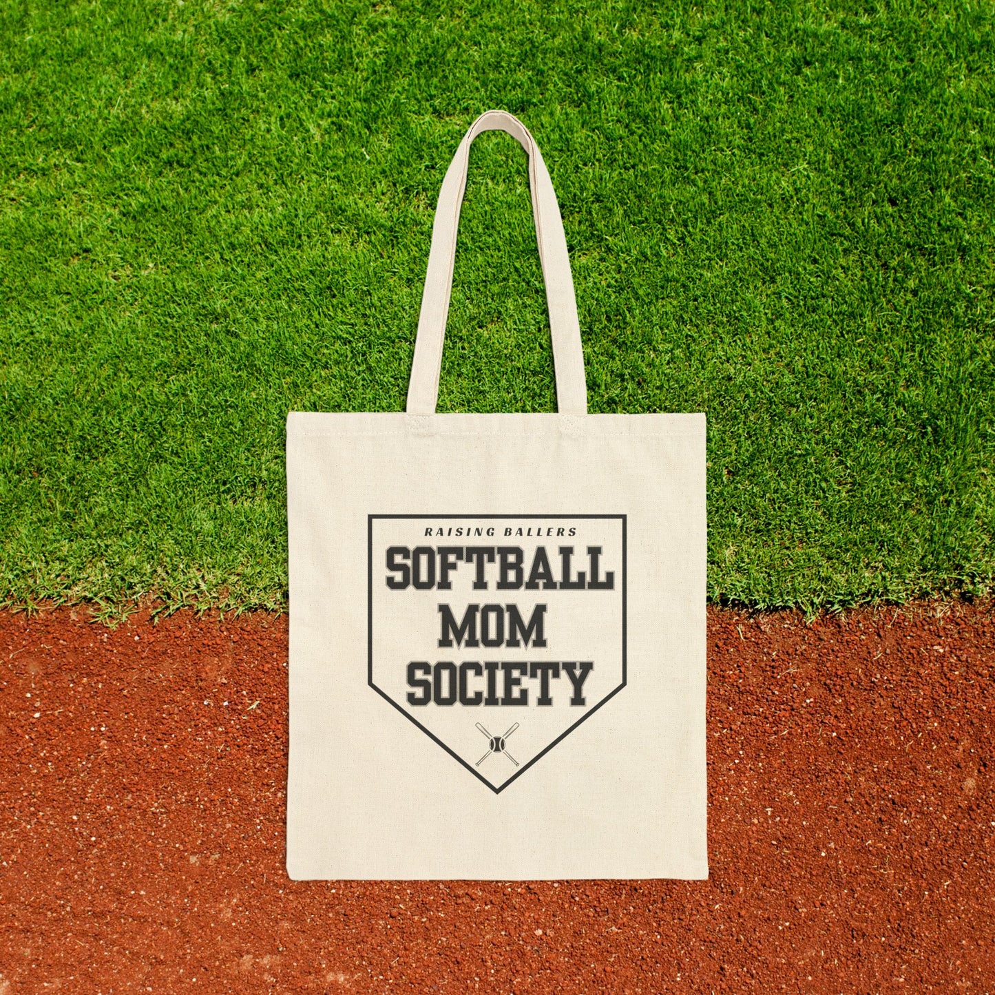 Softball Mom Society Tote Bag