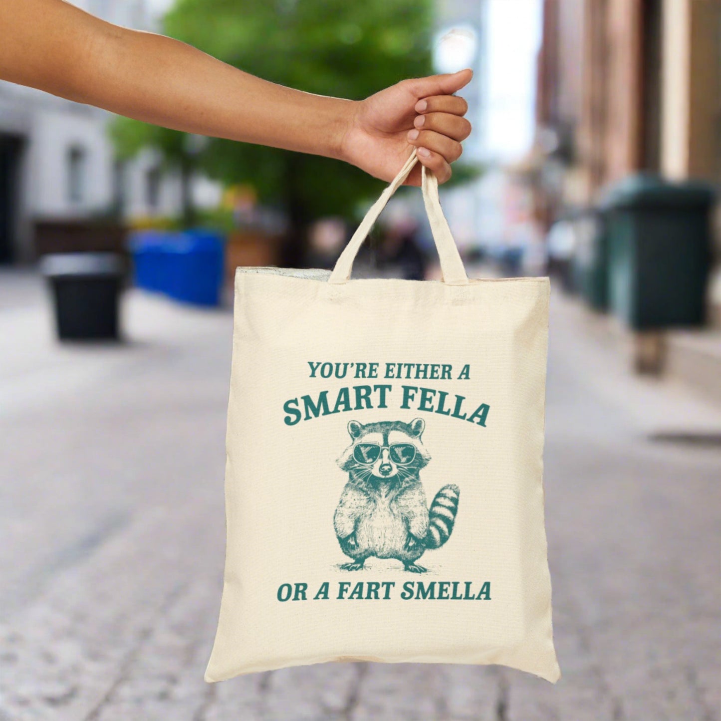 Smart Fella or Fart Smella Tote Bag