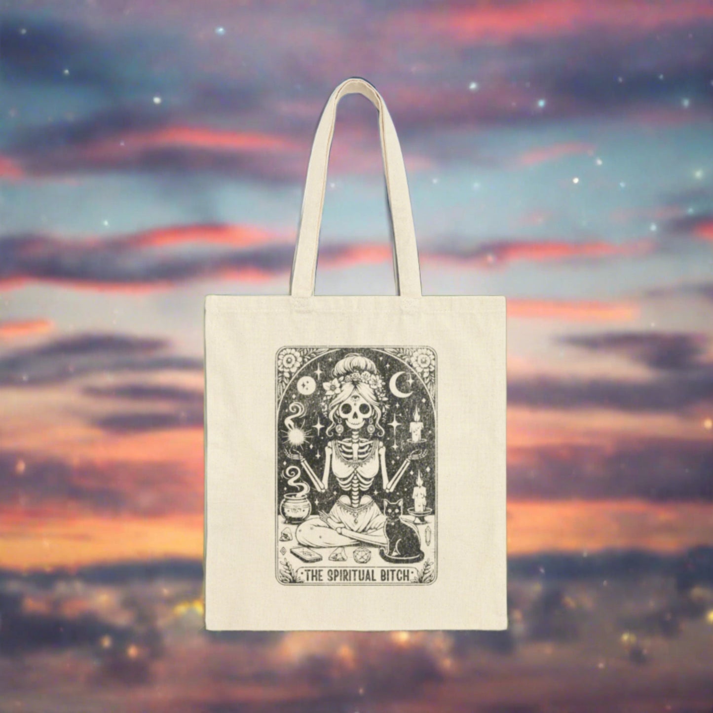 Spiritual Bitch Tarot Card Tote Bag