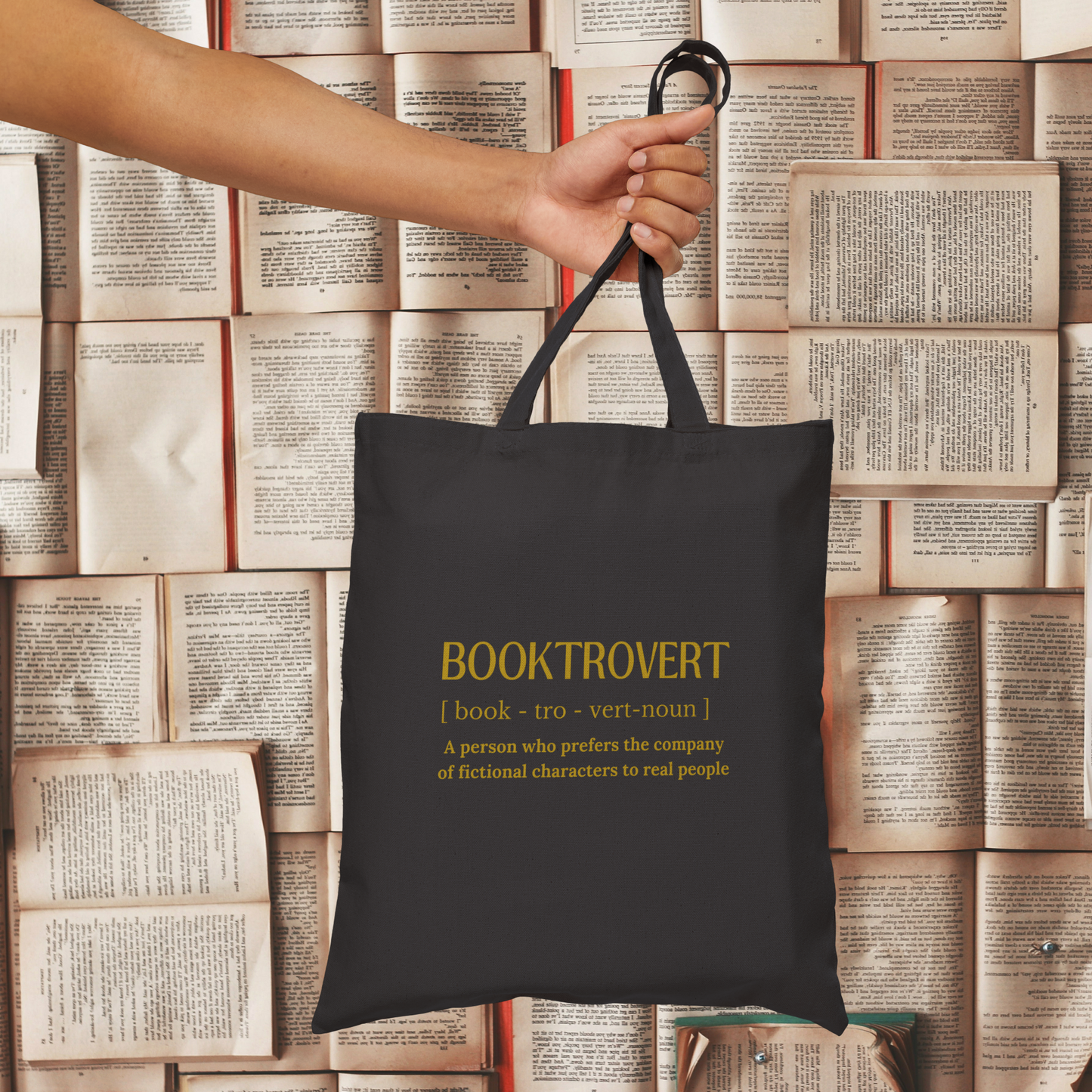 Booktrovert Tote Bag