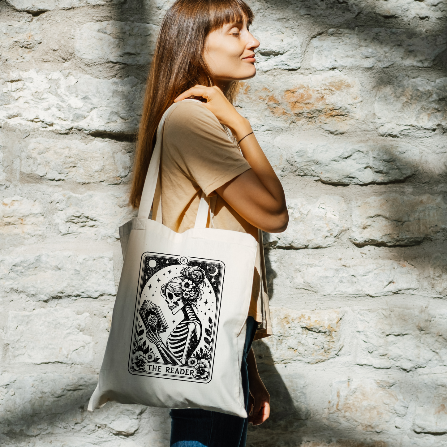 The Reader Tarot Card Tote Bag