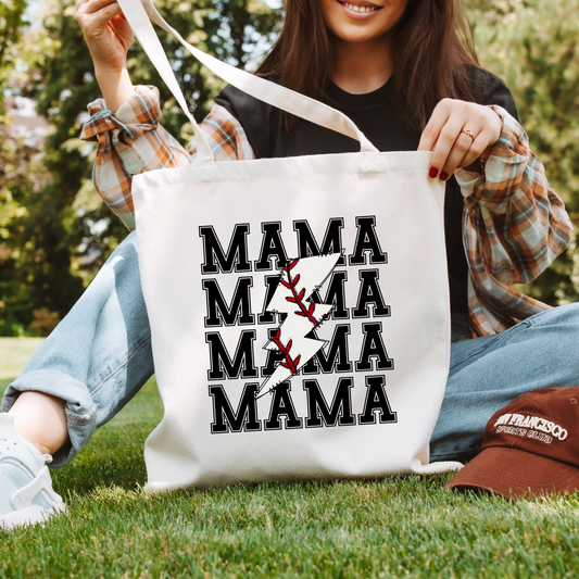 Mama Baseball Tote